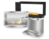 Ventless Zero-Clearance Ethanol Firebox Inserts