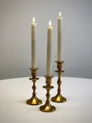 Ivory LED Taper Candles — Studio B Floral