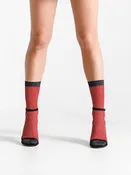 Agnes Ankle Socks - Bicolor, vertical rib pattern