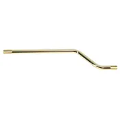 10" Bent Pipe 3/8" Diam., Figurine Assembly, Threaded both ends (12052)