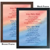 Grace Before After Meals 11x14 Black Framed Print