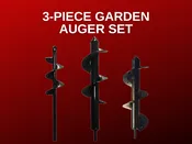 3 Piece Drill Auger Set
