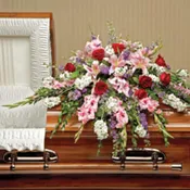 Perfect Pastoral Casket Spray