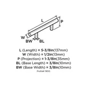 Bar Pull, Cabinet Pull