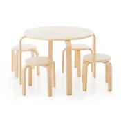 Nordic Table and Chairs Set – Natural