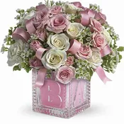 Baby's First Block by Teleflora - Pink