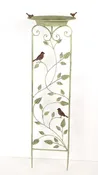 Bird Bath on Stakes with Branches