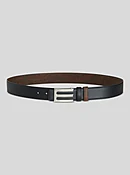 REVERSIBLE ARNICA AND LEATHER BELT