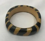 Yellow and black Zebra stripes Bangle Bracelet - $12 (33% Off Retail) - From Qs Closet