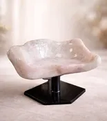 Crystal Throne - Quartz with Mica &amp;amp; Rose Quartz
