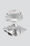 2 P PINZAS CONCHAS METALICAS