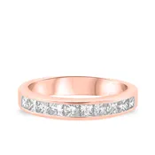 Ami 7/8 ct tw. Diamond Ladies Band 10K Rose Gold