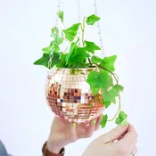 8" Disco Ball Planter
