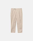 Cream Linen Blend Trouser