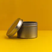 2 oz Deep Round Candle Tins with Lids