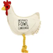Fowl Dog Toy with Rope