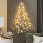 Adorno Navideño Árbol Blanco Led