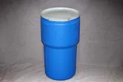 15 Gallon Open Top Blue Tapered Poly HDPE Drum – Reconditioned