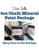 4 oz All Chalk Mineral Paint Colors - Package