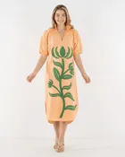 Poppy Caftan Peach Chai