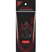 ChiaoGoo 60" Red Lace circular needles