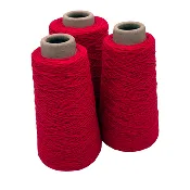 8/4 Cotton Weaving Yarn - Cherry Red | Unmercerized Cones by Lofty Fiber