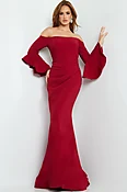 Bell Sleeves Off the Shoulder Dress 07065