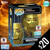 Funko Pop Limited Edition! Chalice Exclusive: Transformers: Megatron (LE9500)