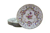 5 Antique Franziska Hirsch Dresden Studio Floral Bouquet Garland Plates 7