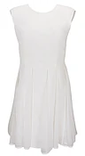 Aje. Soleil Mini Dress in Off-White