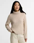 Barbour Ambleside Cable Knit Jumper - Oatmeal