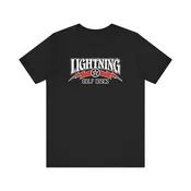 Lightning Golf Discs Original (OG) Logo USA Unisex Jersey Short Sleeve Disc Golf Tee