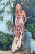 Trish Dress Storm Print