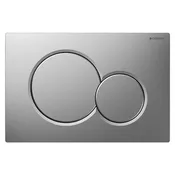 Actuator Plate Sigma01 Dual Flush Matte Chrome Plastic for Sigma Concealed Tanks 2x6 and 2x4 Installations