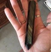 Gold Sheen Obsidian Wand