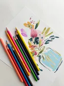 12-Color Watercolor Pencil Set