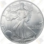 1990 American Silver Eagle - BU