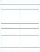 Blank 4‑up J‑Cards