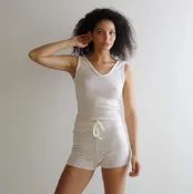 Merino Wool Knit Shorts