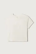 1950's Boxy Short Sleeve Tee In Vintage White