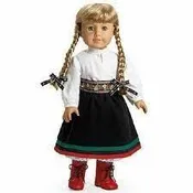 AMERICAN GIRL 1991 ORIGINAL DUTCH WINTER OUTFIT W/RIBBONS
