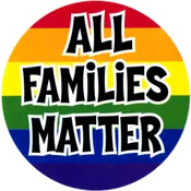 All Families Matter - Bumper Sticker / Decal (4.75" X 4.75")