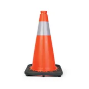 18” PVC Safety Cone | #CTC18R