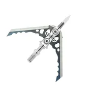 125 Grain Hypodermic Mechanical Broadheads for Crossbow, Pack of 3