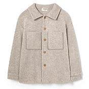 Alghero Soft Bamboo Shirt Jacket in Stone