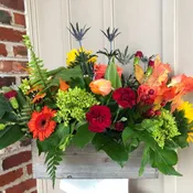 Vibrant Fall Centerpiece (long and low)