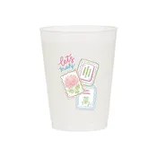 Mahjong Tiles Cups by Jill Bell