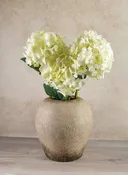 10.5in Tall Miko Rustic Beige Vase