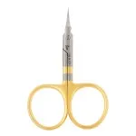 Arrow Scissor, 3-1/2", Gold Loops, MicroTip, Straight