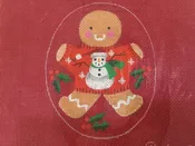 Ginger Snowman ornament